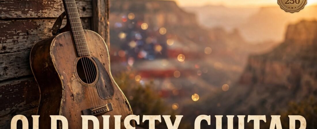 old-dusty-guitar-beautiful-country-instrumental-story-licensing